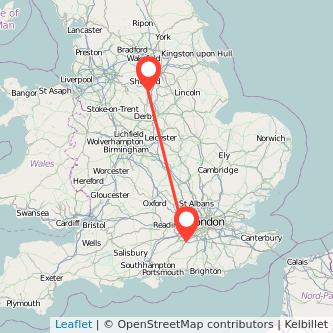 Chesterfield Guildford train map