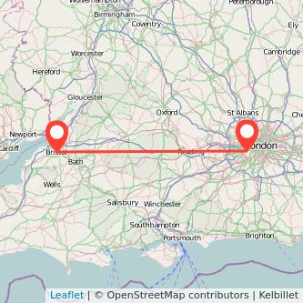 Bristol Richmond train map