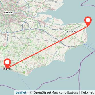Brighton Ramsgate train map