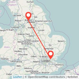 Brentwood Bradford bus map