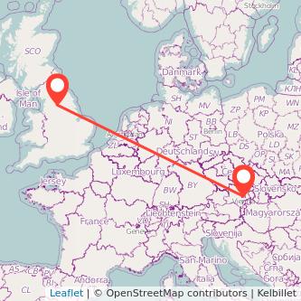 Bradford Vienna train map