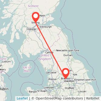 Bradford Stirling bus map