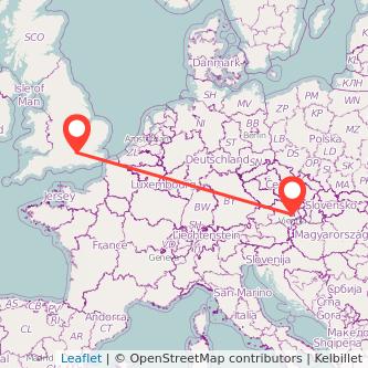 Bracknell Vienna train map