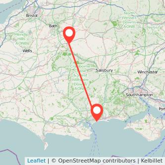 Bournemouth Westbury bus map
