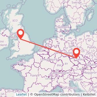 Bolton Prague bus map