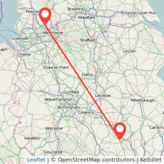 Bolton Milton Keynes bus map