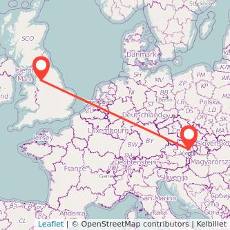 Blackburn Vienna train map