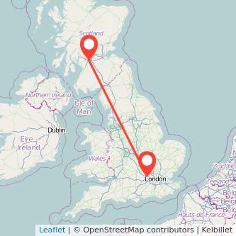 Beaconsfield Glasgow train map