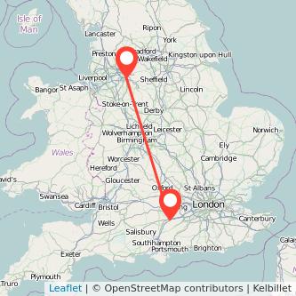 Basingstoke Stockport bus map