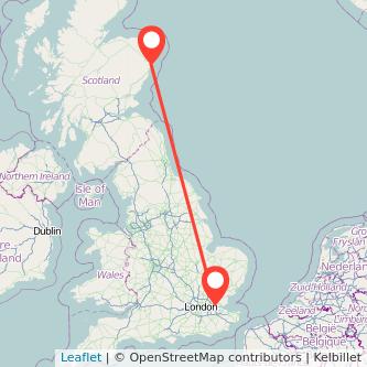 Basildon Aberdeen train map