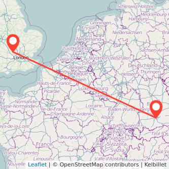 Aylesbury Munich train map