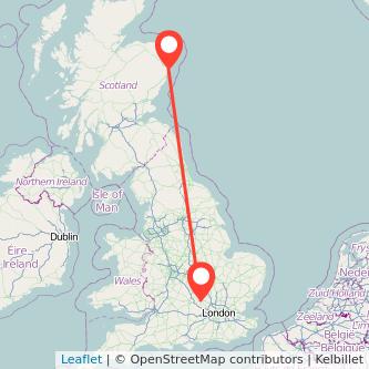 Aylesbury Aberdeen train map