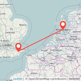 Ashford Amsterdam bus map