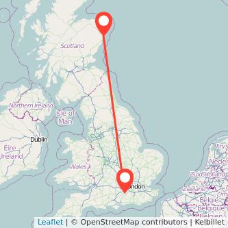 Aldershot Aberdeen bus map