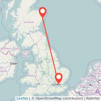 Aberdeen Romford train map