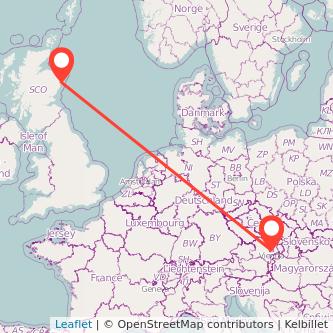 Aberdeen Vienna train map