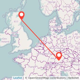 Aberdeen Munich bus map