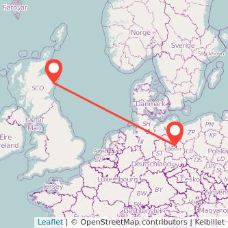 Aberdeen Berlin train map