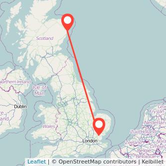 Aberdeen Witham train map