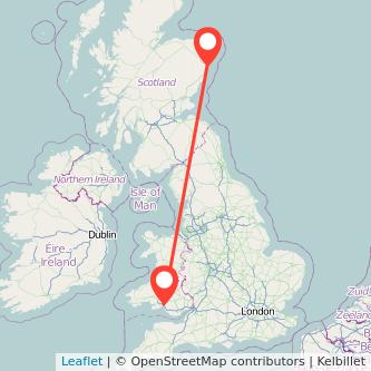 Aberdeen Neath train map