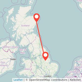 Aberdeen Lincoln train map