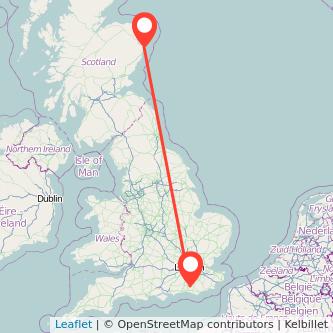 Aberdeen Haywards Heath train map