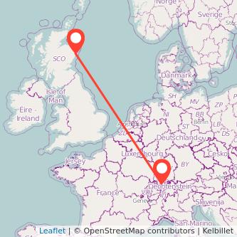 Aberdeen Zurich train map