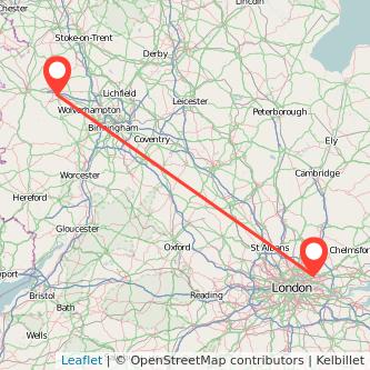 Telford Ilford bus map