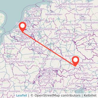 Antwerpen Bad Endorf Bahn Karte