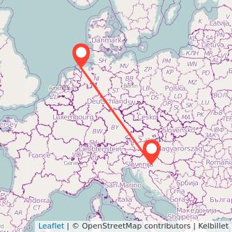Zagreb Norddeich Bahn Karte