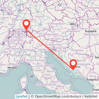 Split Friedrichshafen Bus Karte