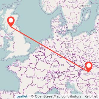 Budapest Motherwell bus map