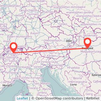 Budapest Luzern Mitfahrgelegenheit Karte