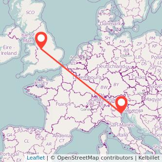 Venice Stoke-on-Trent train map