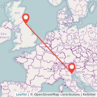 Venice Newcastle upon Tyne train map