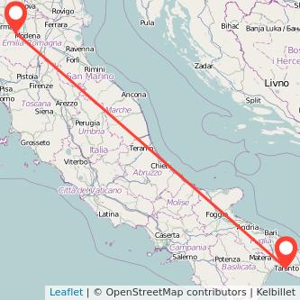 Taranto Reggio nell'Emilia