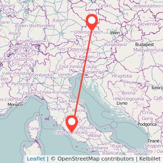 Rom Linz Mitfahrgelegenheit Karte