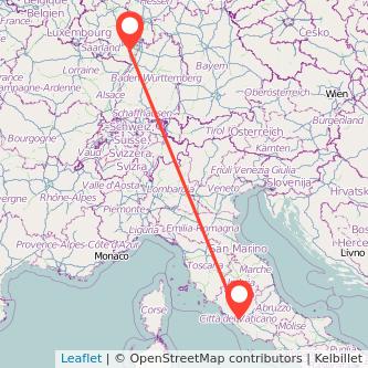 Rom Neustadt an der Weinstraße Mitfahrgelegenheit Karte