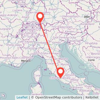 Rom Friedrichshafen Mitfahrgelegenheit Karte