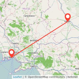 Foggia Naples bus map