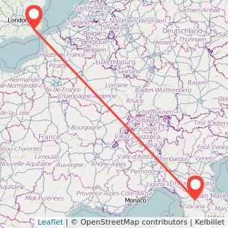 Florence Ashford train map