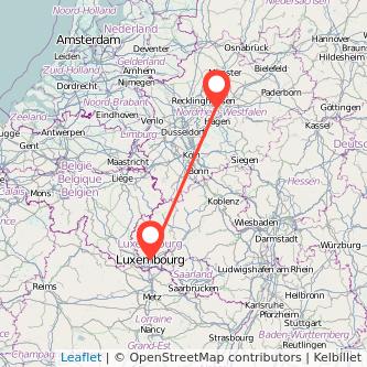 Luxemburg Dortmund Mitfahrgelegenheit Karte