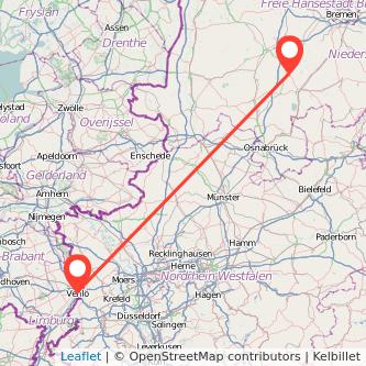 Venlo Vechta Mitfahrgelegenheit Karte