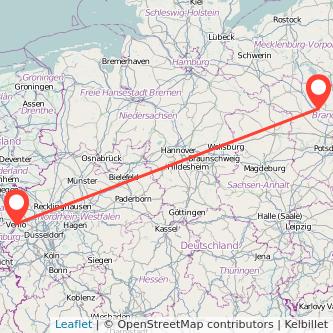 Venlo Neuruppin Mitfahrgelegenheit Karte