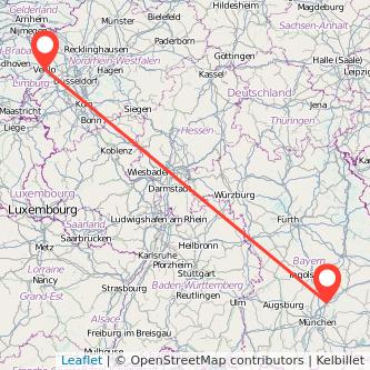 Venlo Freising Mitfahrgelegenheit Karte