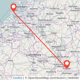 Den Haag Stuttgart Mitfahrgelegenheit Karte