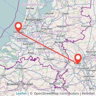 Den Haag Krefeld Mitfahrgelegenheit Karte