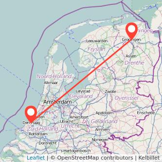 Den Haag Groningen Mitfahrgelegenheit Karte