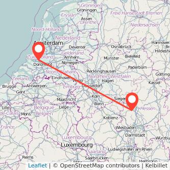 Rotterdam Wetzlar Bahn Karte