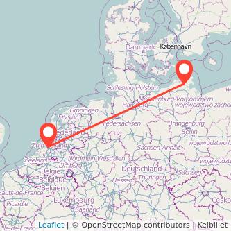 Rotterdam Stralsund Bahn Karte